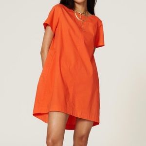 Peter Som Collective Orange T-Shirt Dress